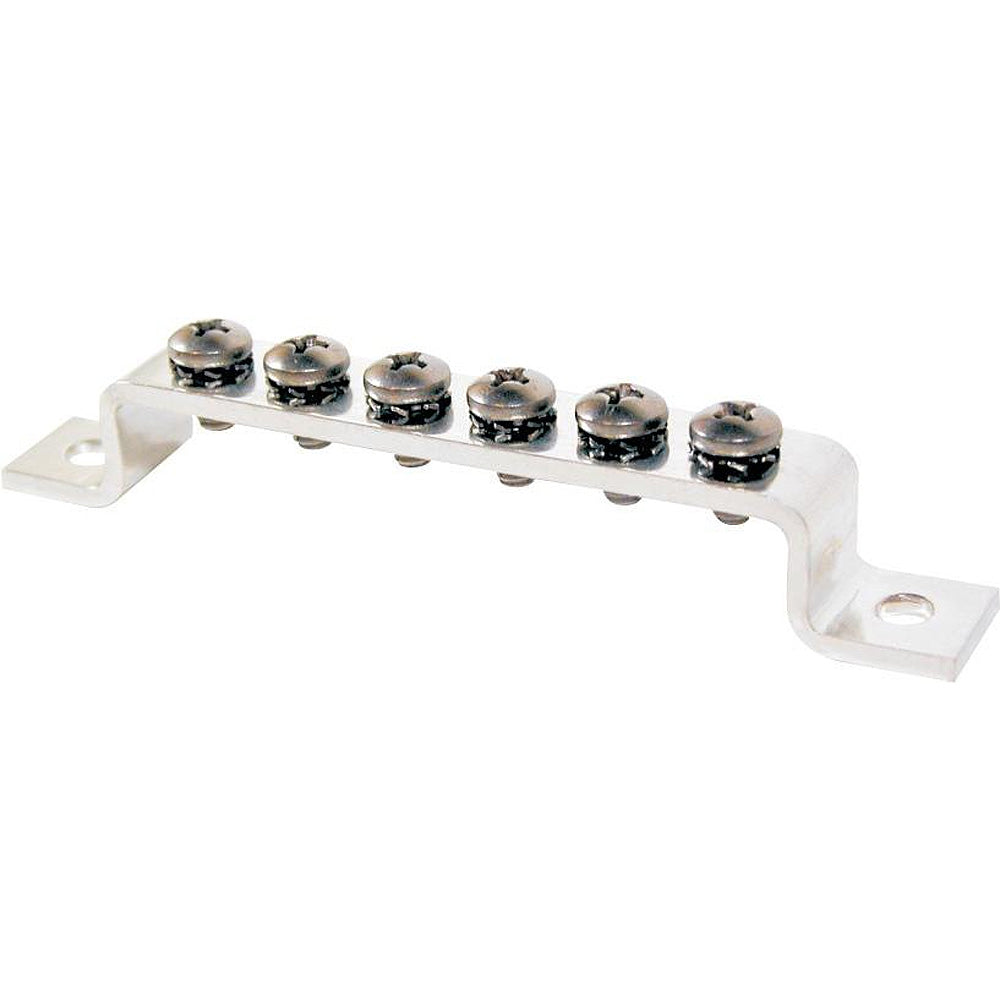 Blue Sea Systems, Blue Sea 2306 MiniBus 100AMP Common BusBar Grounding BusBar 6 x 8-32 Screw Terminal