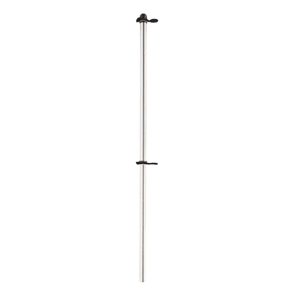 Taylor Made Products, Taylor Made Flag Pole w/Rod Holder Base & Charlevoix Clips, 3/4"24" FLAG POLE W/ ROD HOLDER