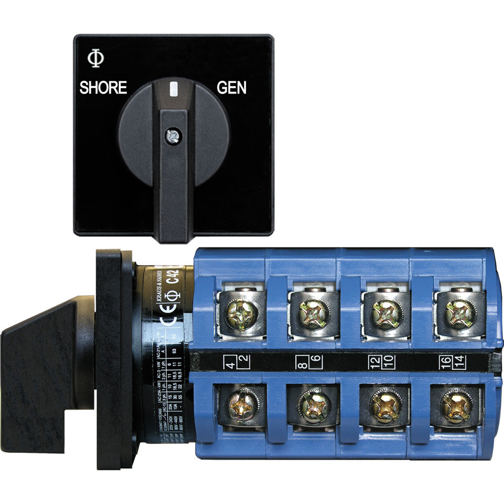 Blue Sea Systems, Blue Sea 6337 Switch, AC 120V AC 30A OFF+2 Position
