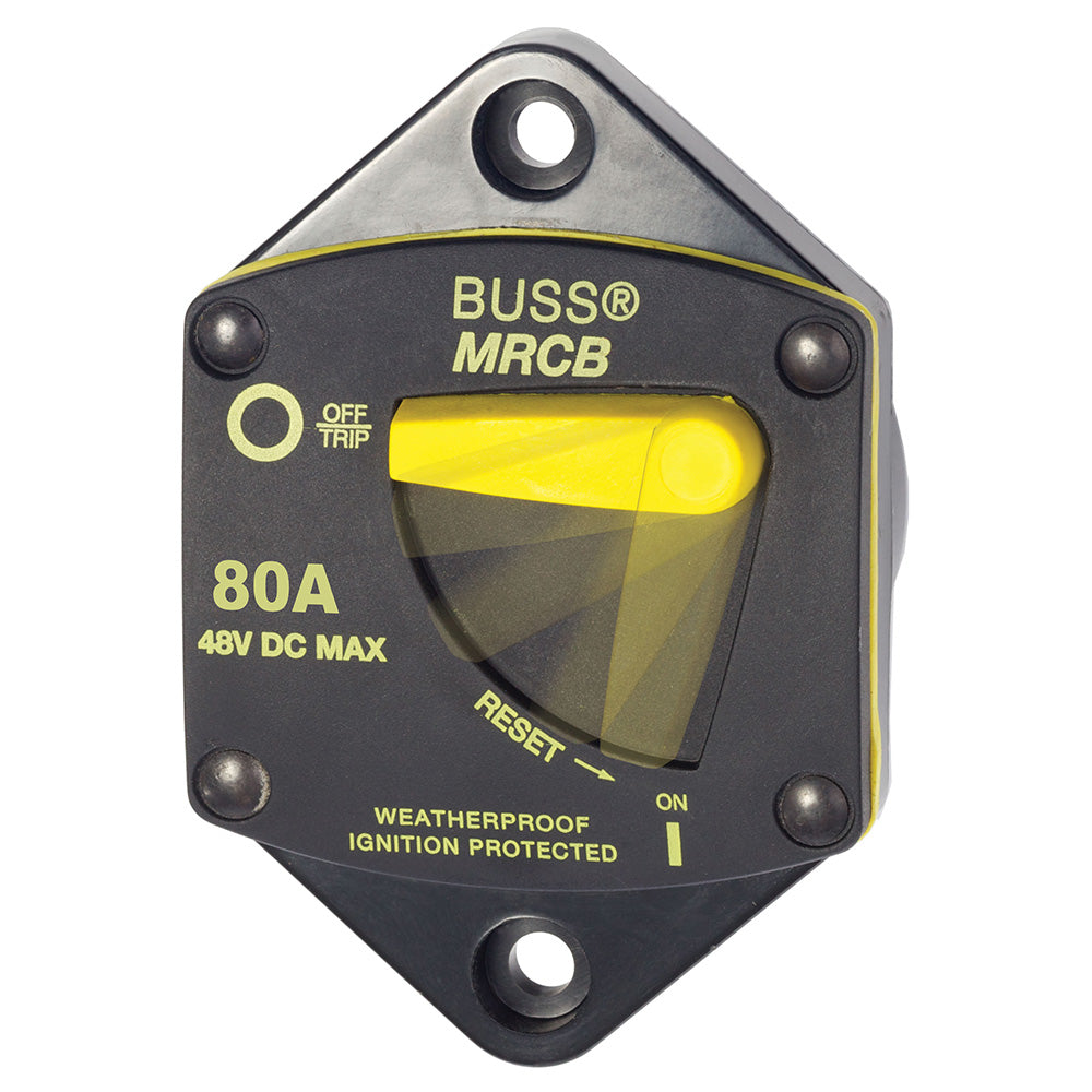 Blue Sea Systems, Blue Sea 7042 187-Series Circuit Breaker - Panel Mount 80A