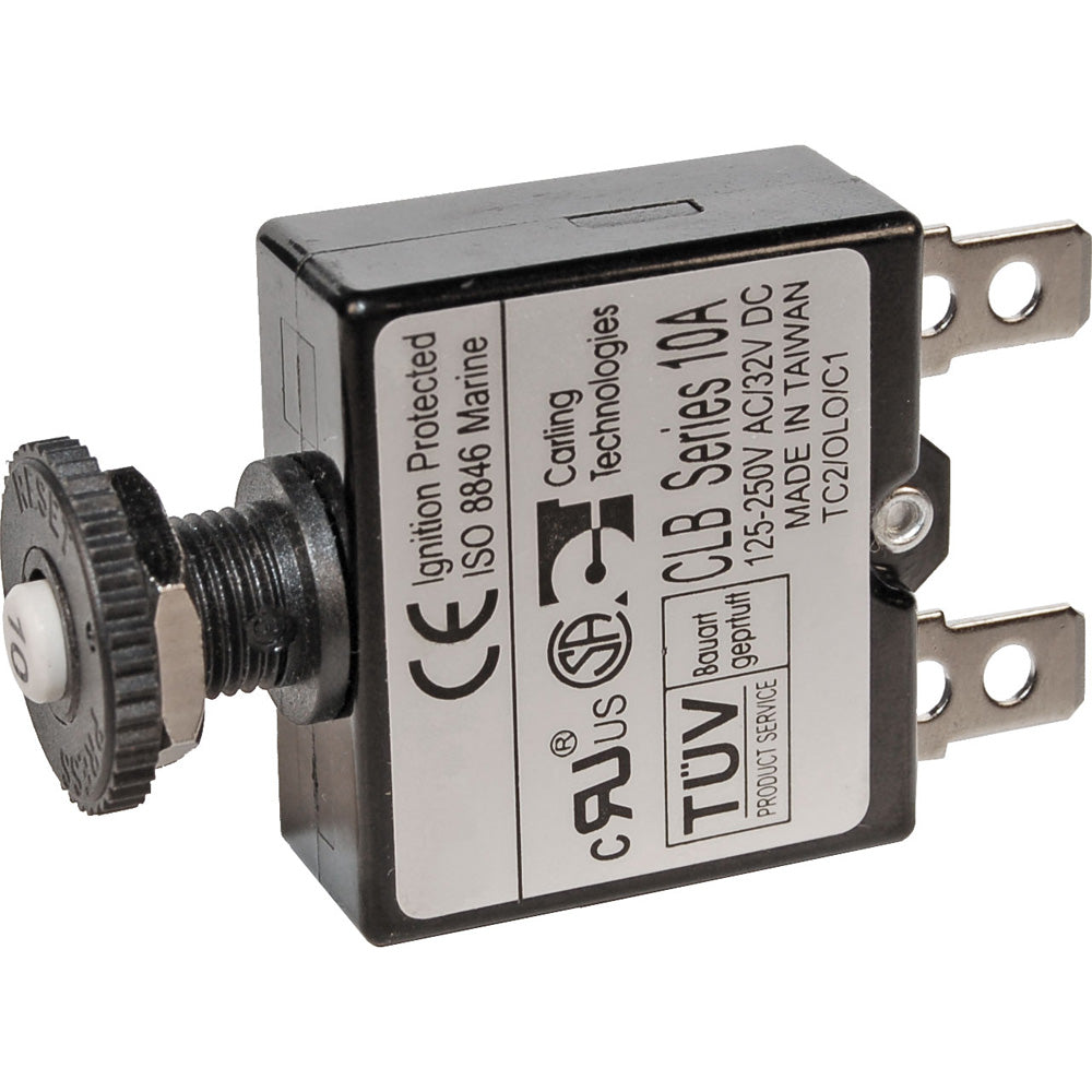 Blue Sea Systems, Blue Sea 7050 3A Push Button Thermal with Quick Connect Terminals