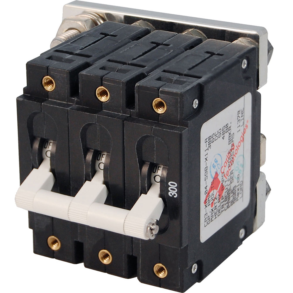 Blue Sea Systems, Blue Sea 7271 300A C-Series Triple Pole Toggle DC Circuit Breaker