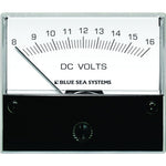 Blue Sea Systems, Blue Sea 8003 DC Analog Voltmeter - 2-3/4" Face, 8-16 Volts DC