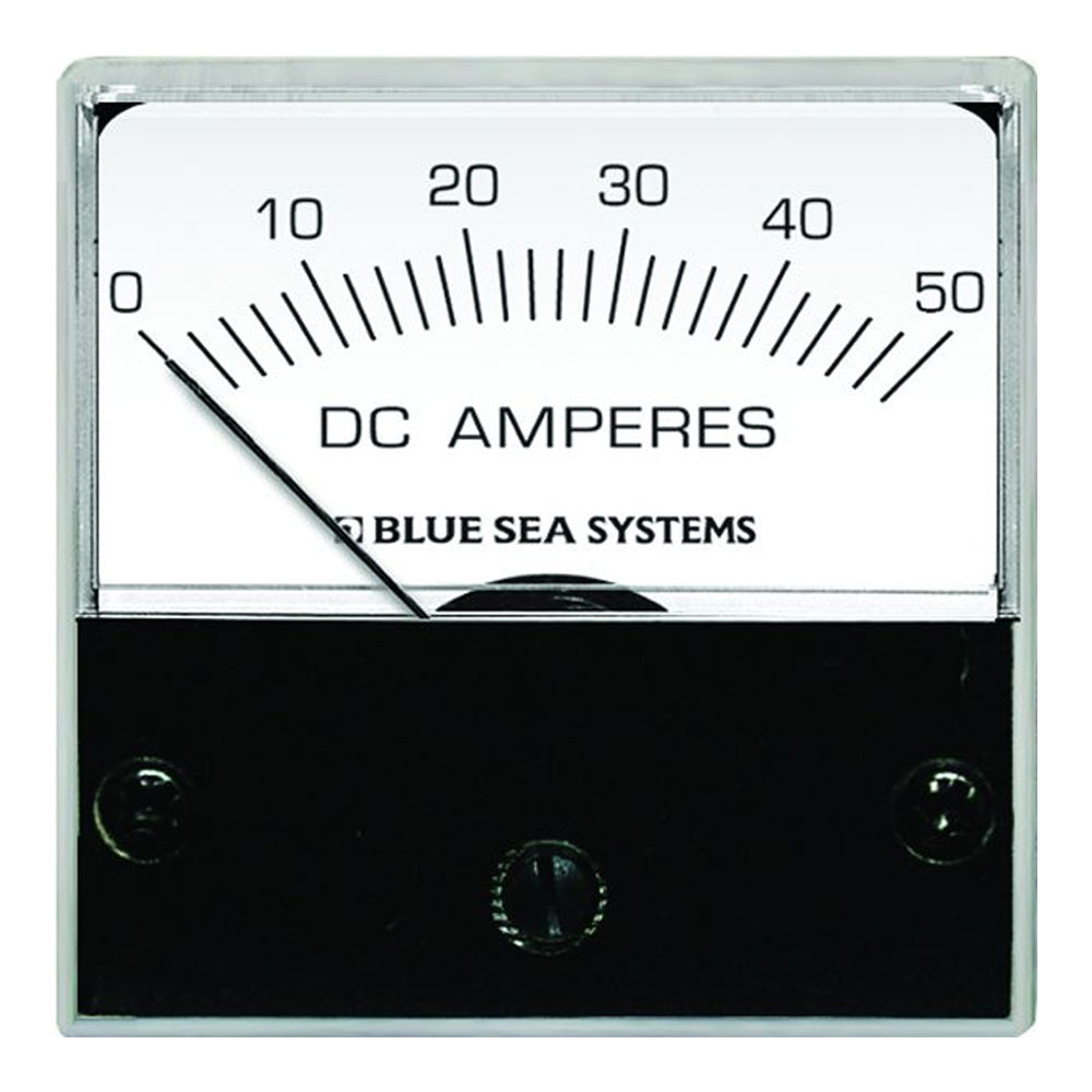 Blue Sea Systems, Blue Sea 8041 DC Analog Micro Ammeter - 2" Face, 0-50 Amperes DC