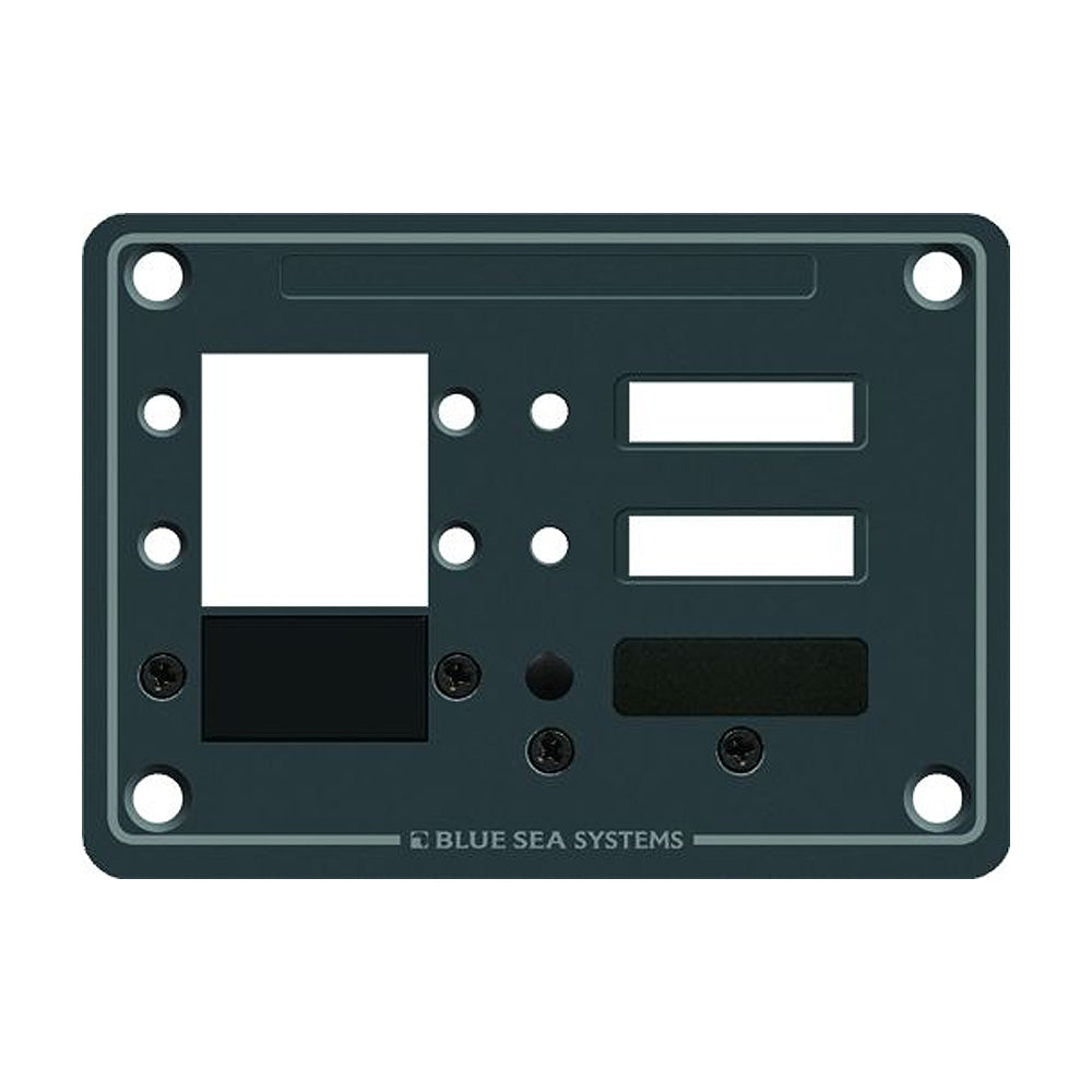 Blue Sea Systems, Blue Sea 8088 3 Position DC C-Series Panel - Blank