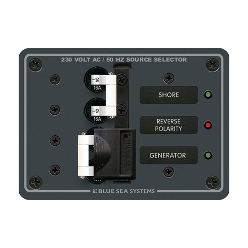 Blue Sea Systems, Blue Sea 8132 AC Toggle Source Selector (230V) - 2 Sources