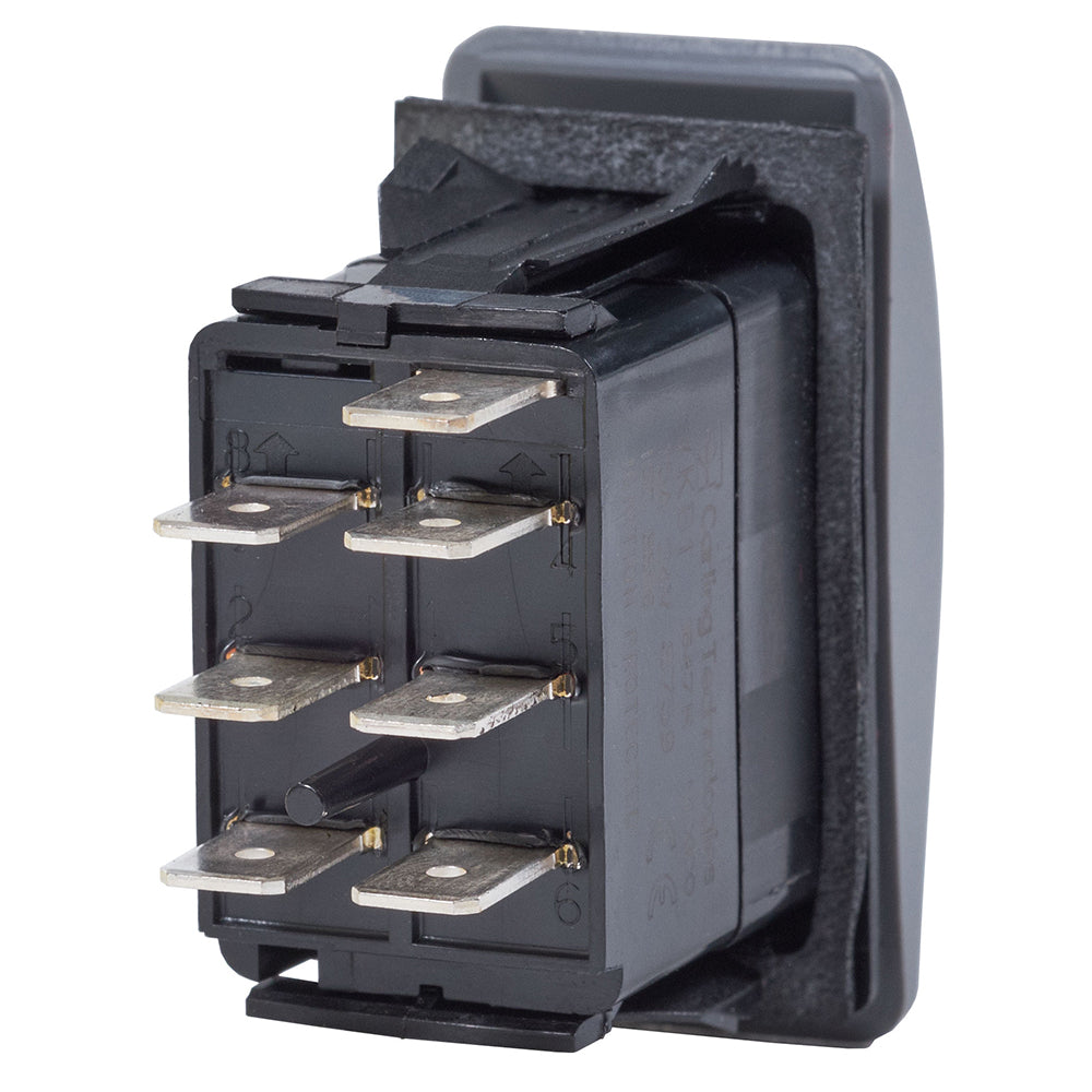 Blue Sea Systems, Blue Sea 8221 Water Resistant Contura III Switch - (ON)-OFF-ON - Grey