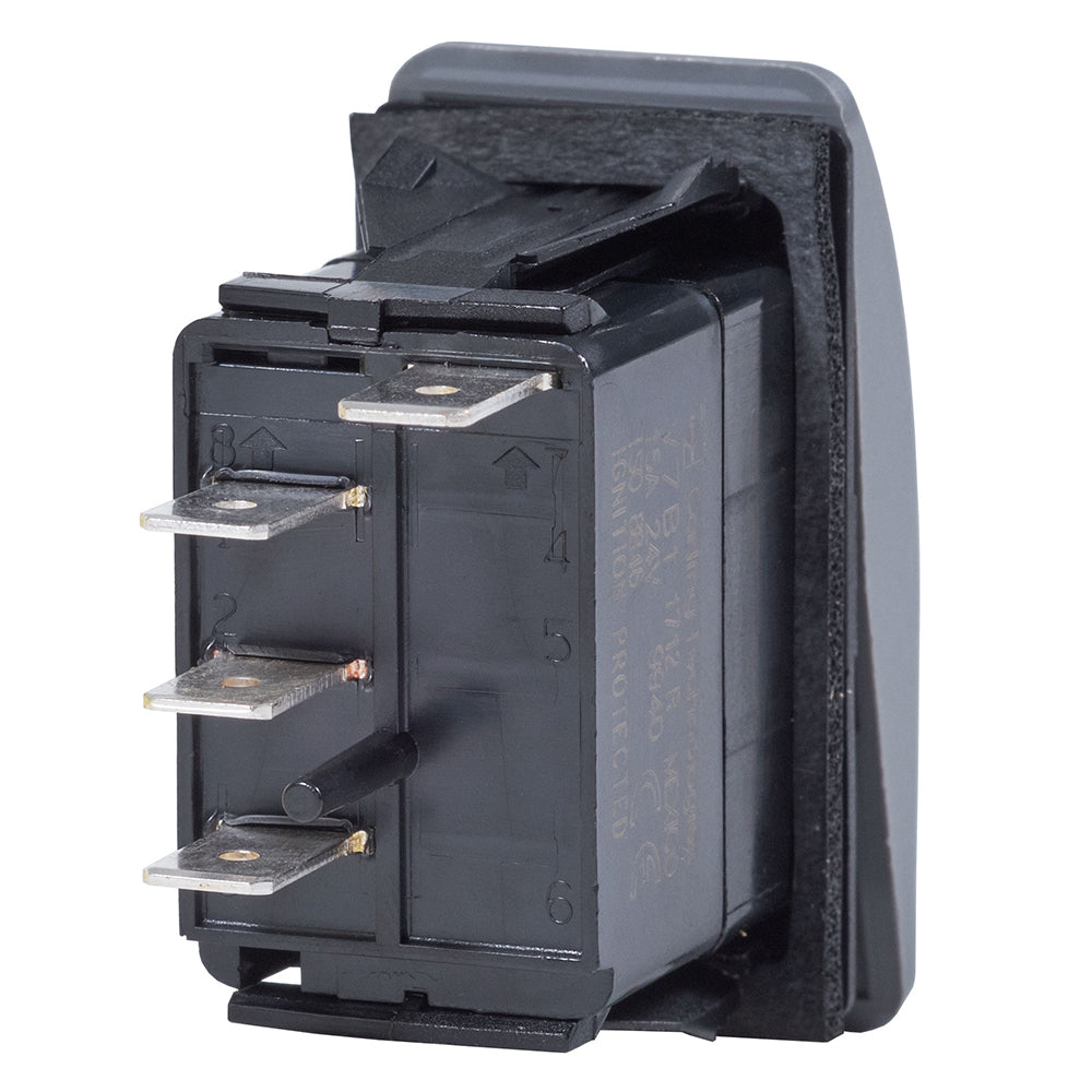 Blue Sea Systems, Blue Sea 8233 Water Resistant Contura III Switch - (ON)-OFF-ON - Grey