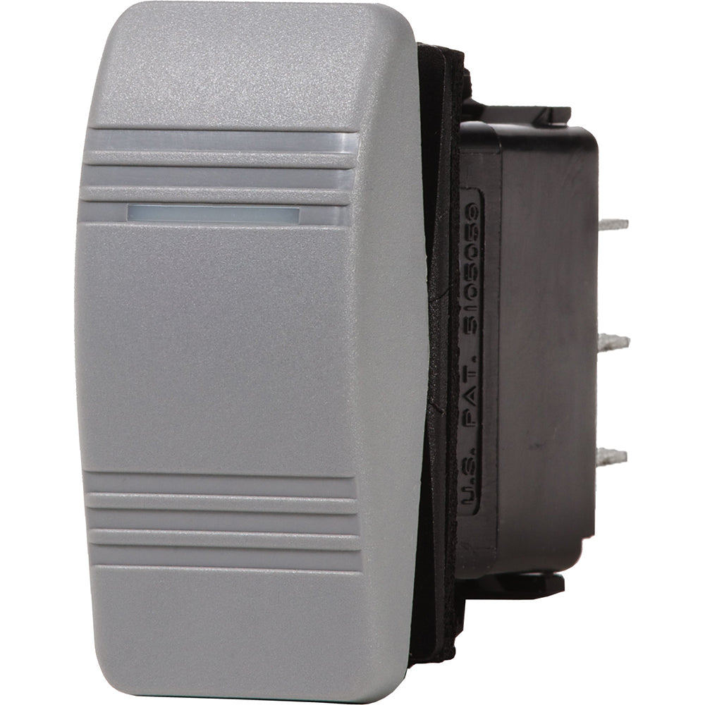 Blue Sea Systems, Blue Sea 8233 Water Resistant Contura III Switch - (ON)-OFF-ON - Grey