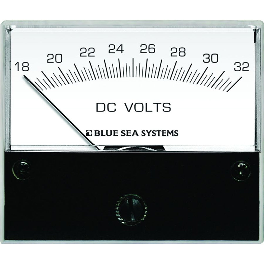 Blue Sea Systems, Blue Sea 8240 DC Analog Voltmeter - 2-3/4" Face, 18-32 Volts DC