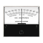 Blue Sea Systems, Blue Sea 8252 DC Zero Center Analog Ammeter - 2-3/4" Face, 50-0-50 Amperes DC