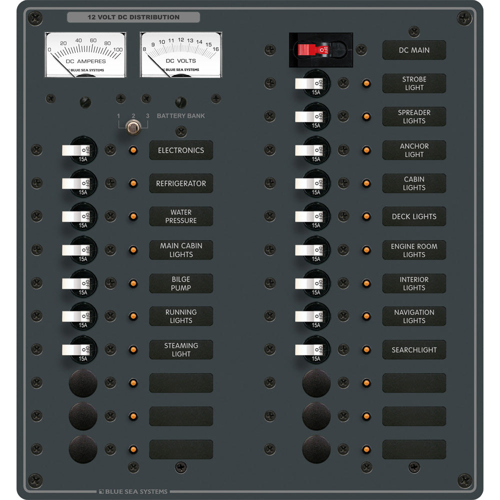 Blue Sea Systems, Blue Sea 8380 DC Main + 22 Position