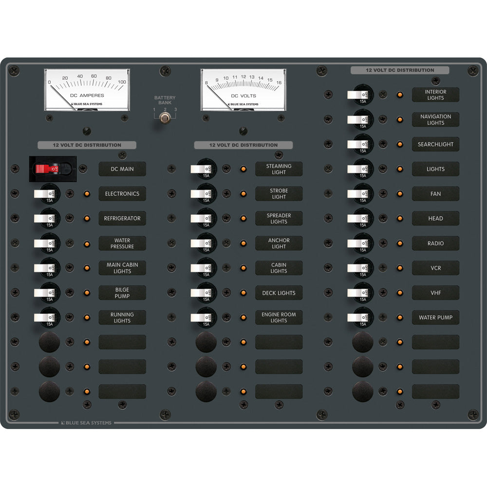 Blue Sea Systems, Blue Sea 8381 DC Main + 32 Positions