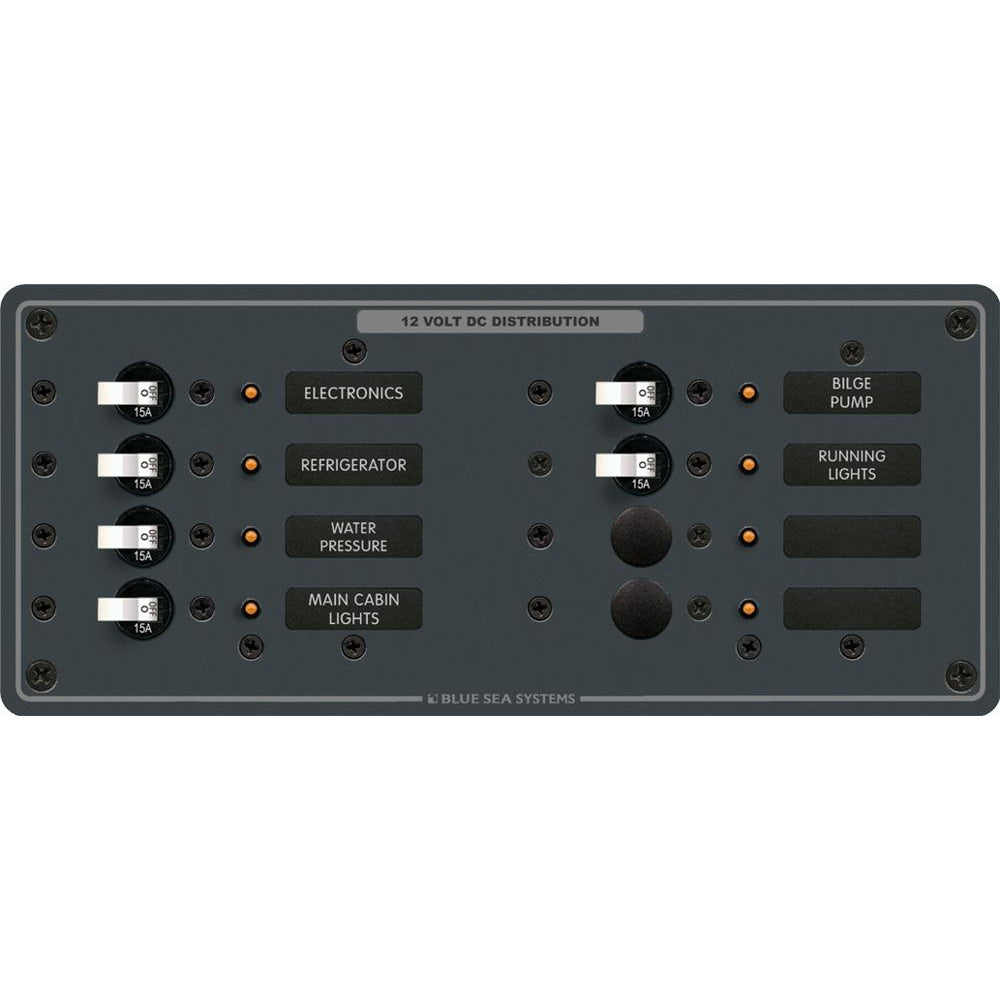 Blue Sea Systems, Blue Sea 8385 DC 8 Position Horizontal
