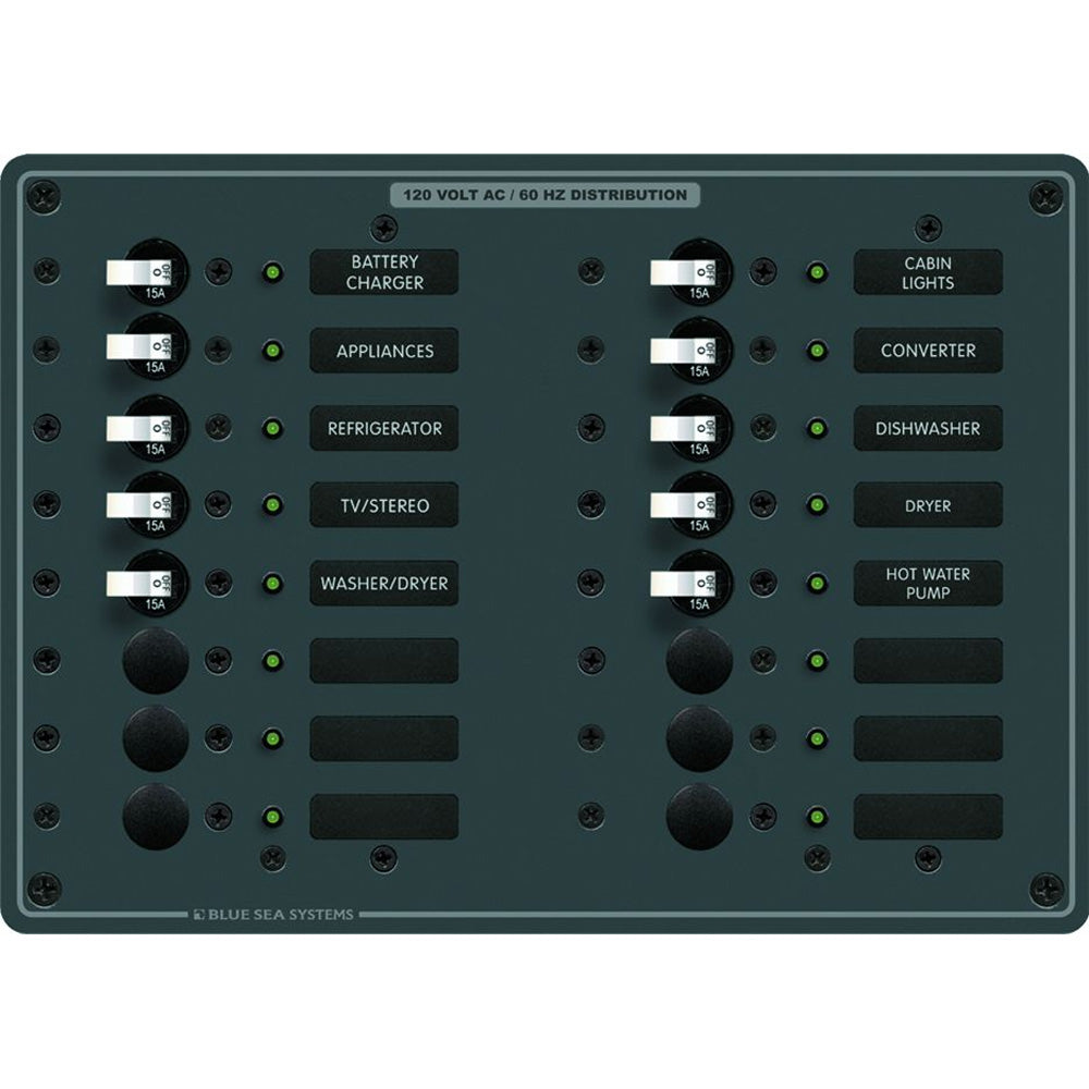 Blue Sea Systems, Blue Sea 8462 AC 2 Sources + 9 Positions