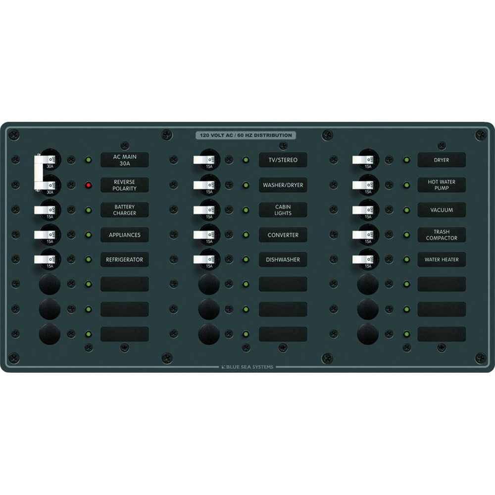 Blue Sea Systems, Blue Sea 8465 AC Main + 22 Positions