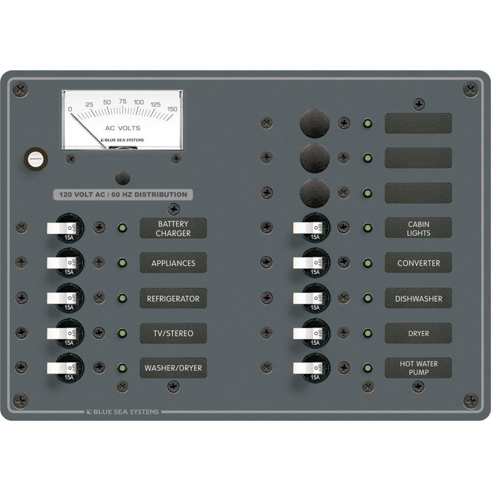 Blue Sea Systems, Blue Sea 8479 AC 13 Position - White