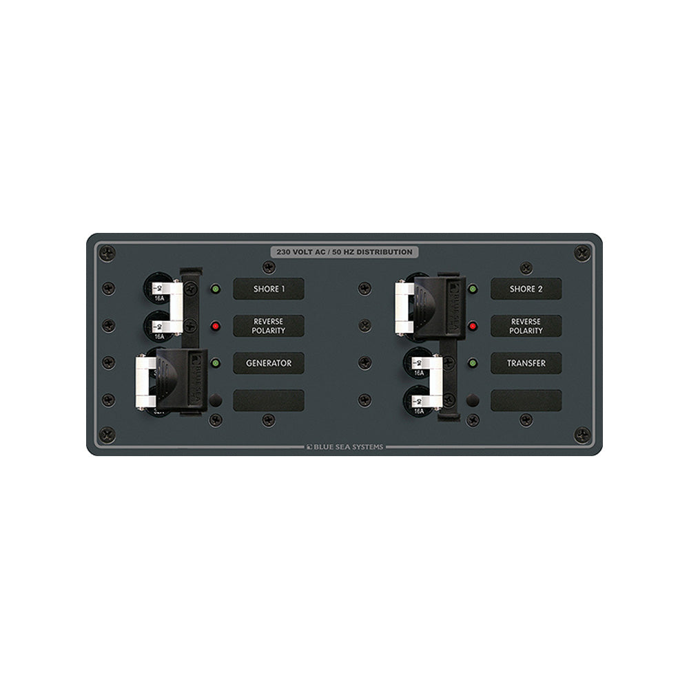 Blue Sea Systems, Blue Sea 8598 AC Toggle Source Selector (230V) - 3 Source