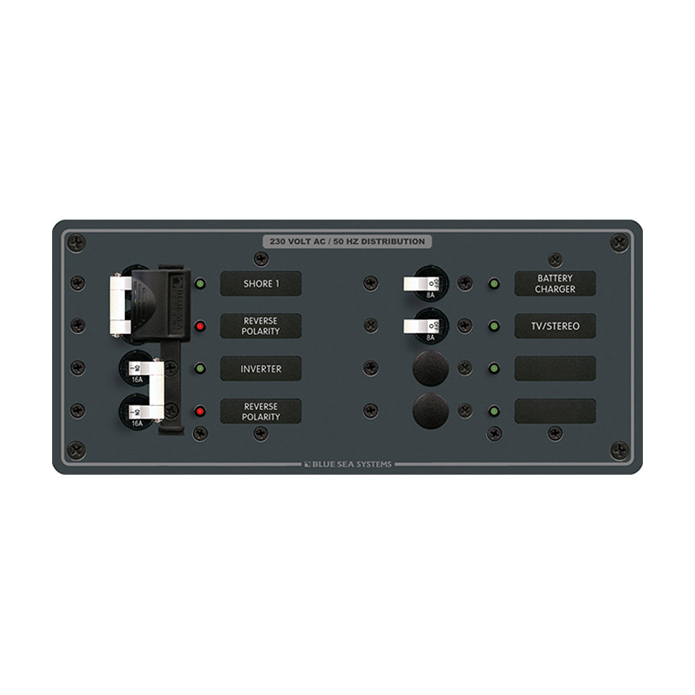 Blue Sea Systems, Blue Sea 8599 AC Toggle Source Selector (230V) - 2 Sources + 4 Positions