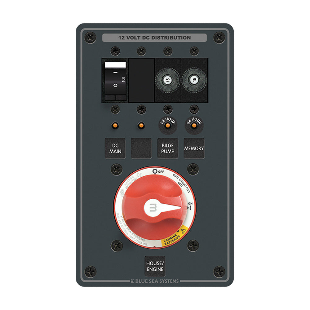 Blue Sea Systems, Blue Sea 8686 Dual-Battery m-Series, Dual Circuit Plus
