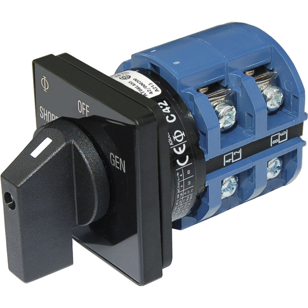 Blue Sea Systems, Blue Sea 9011 Switch, AV 120VAC 65A OFF +2 Positions