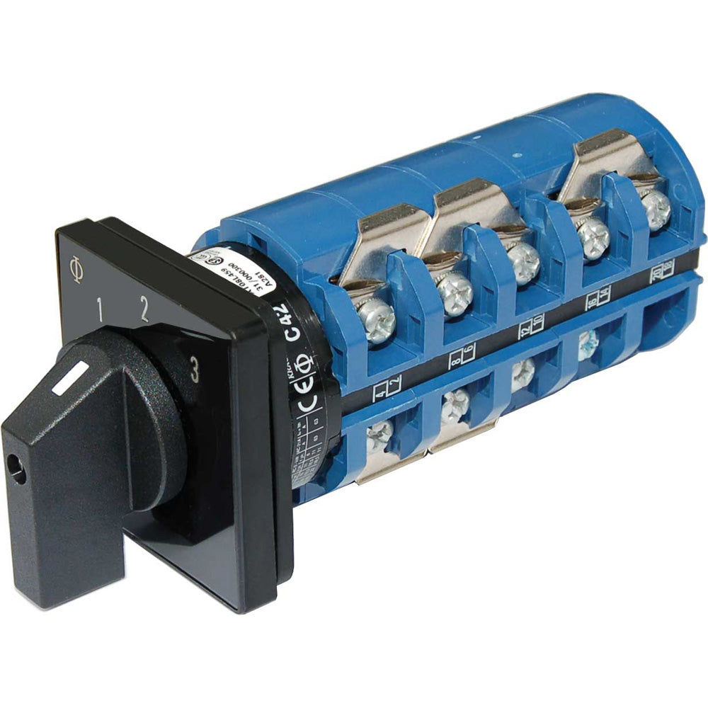 Blue Sea Systems, Blue Sea 9077 Switch, AC 240VAC 63A OFF +3 Positions
