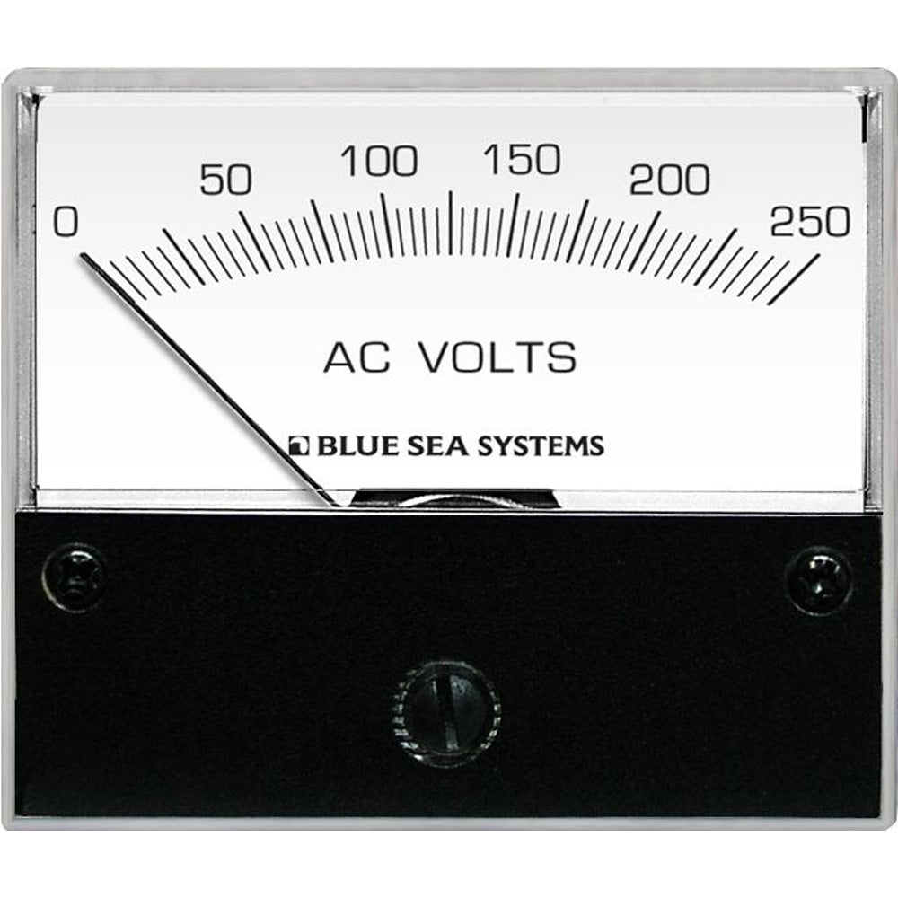 Blue Sea Systems, Blue Sea 9354 AC Analog Voltmeter 0-250 Volts AC