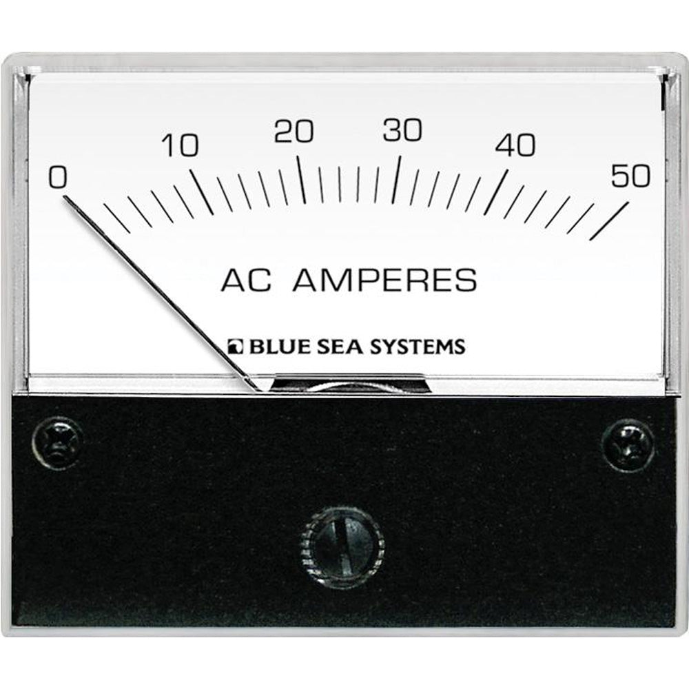 Blue Sea Systems, Blue Sea 9630 AC Analog Ammeter 0-50 Amperes AC