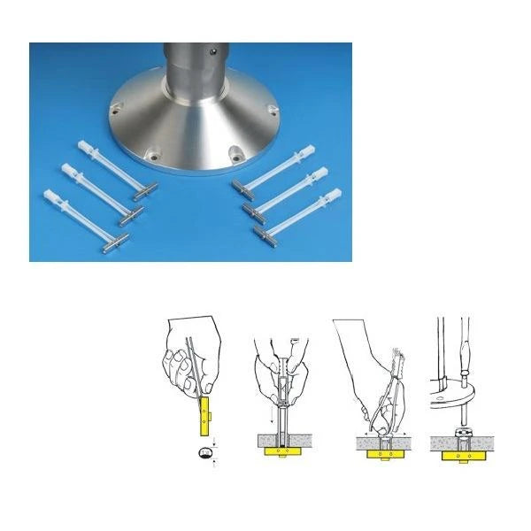 Garelick, Toggle Bolt Mount Kit (6Pk)