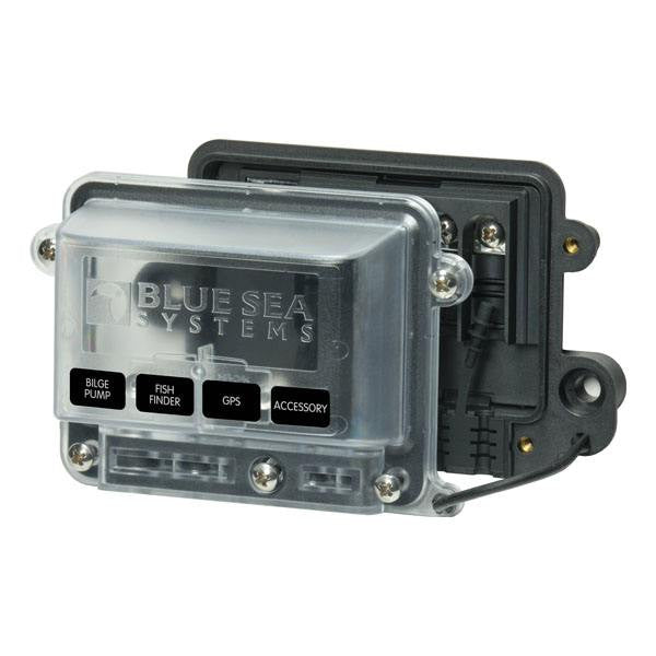 Blue Seas, BusBar H2O 4 Gang Common Bus w/cvr