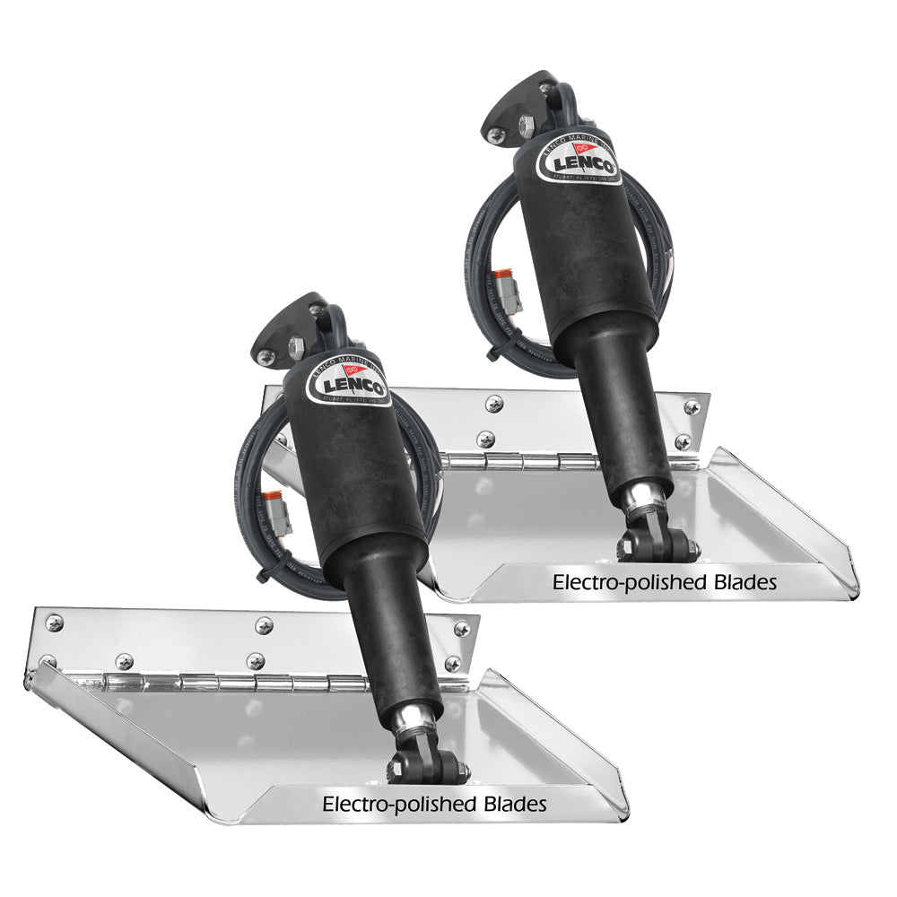 Lenco Marine, Lenco 12" x 9" Standard Performance Trim Tab Kit w/o Switch Kit 12V