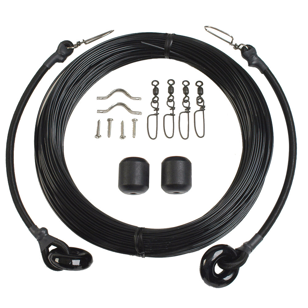 Lee's Tackle, Lee's Deluxe Rigging Kit - Single Rig Up To 37ft. - Black Mono