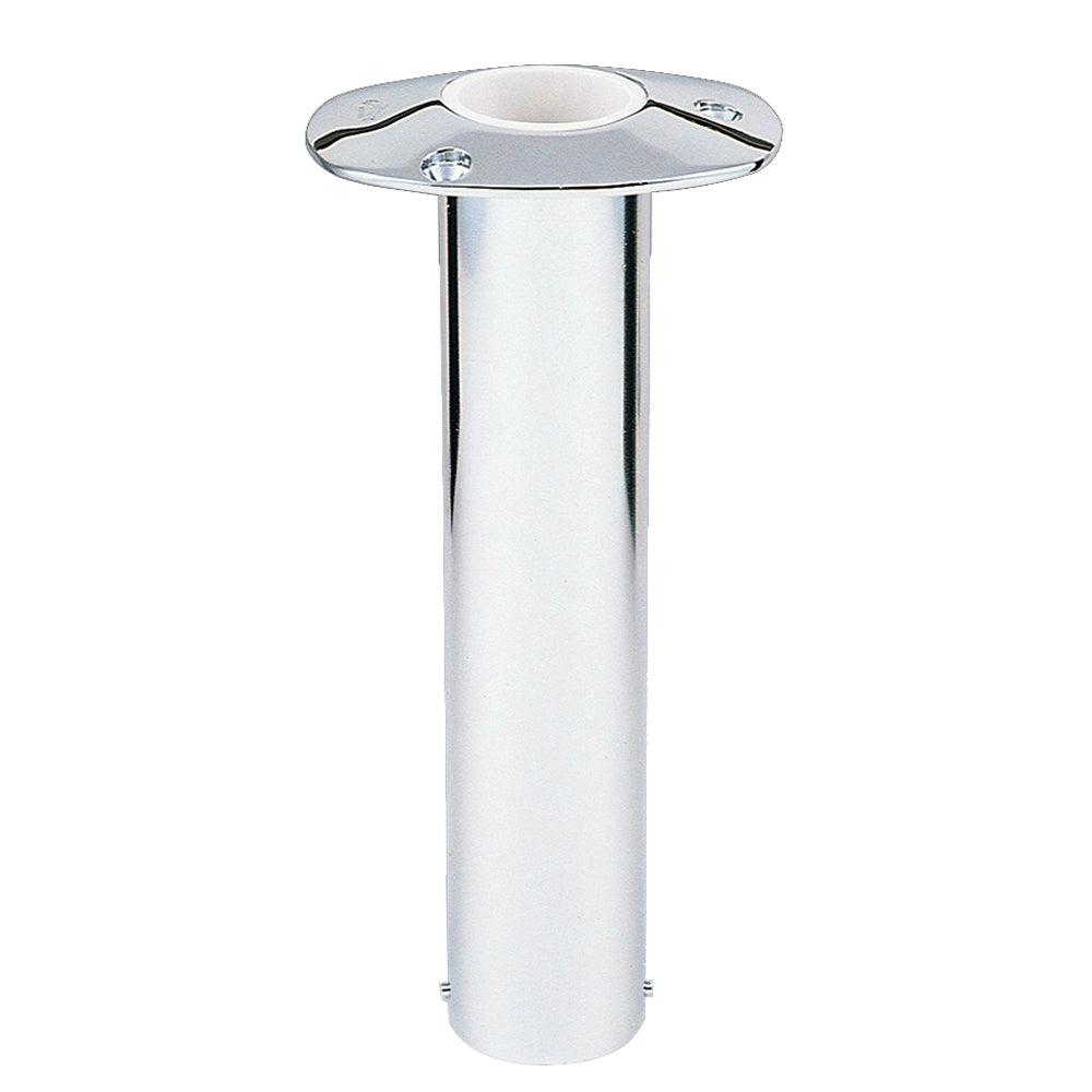 Lee's Tackle, Lee's 0° Stainless Steel Flush Mount Rod Holder - 2" O.D.