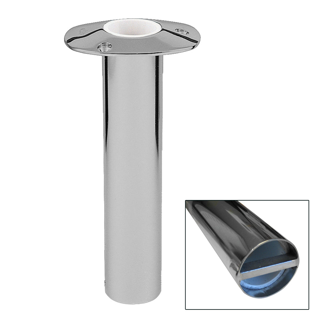 Lee's Tackle, Lee's 0° Stainless Steel Bar Pin Rod Holder - 2" O.D.