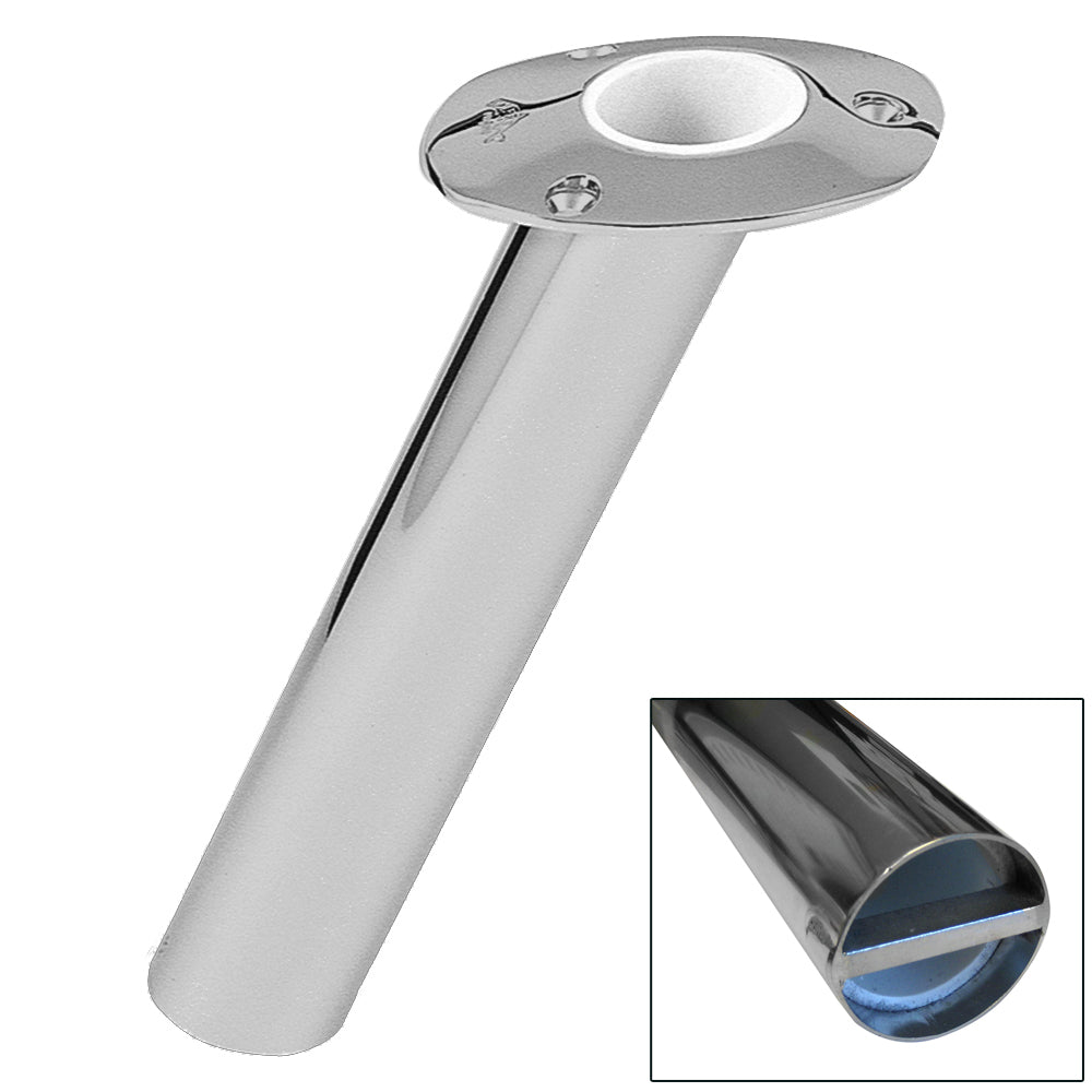 Lee's Tackle, Lee's 30° Stainless Steel Bar Pin Rod Holder - 2.25" O.D.