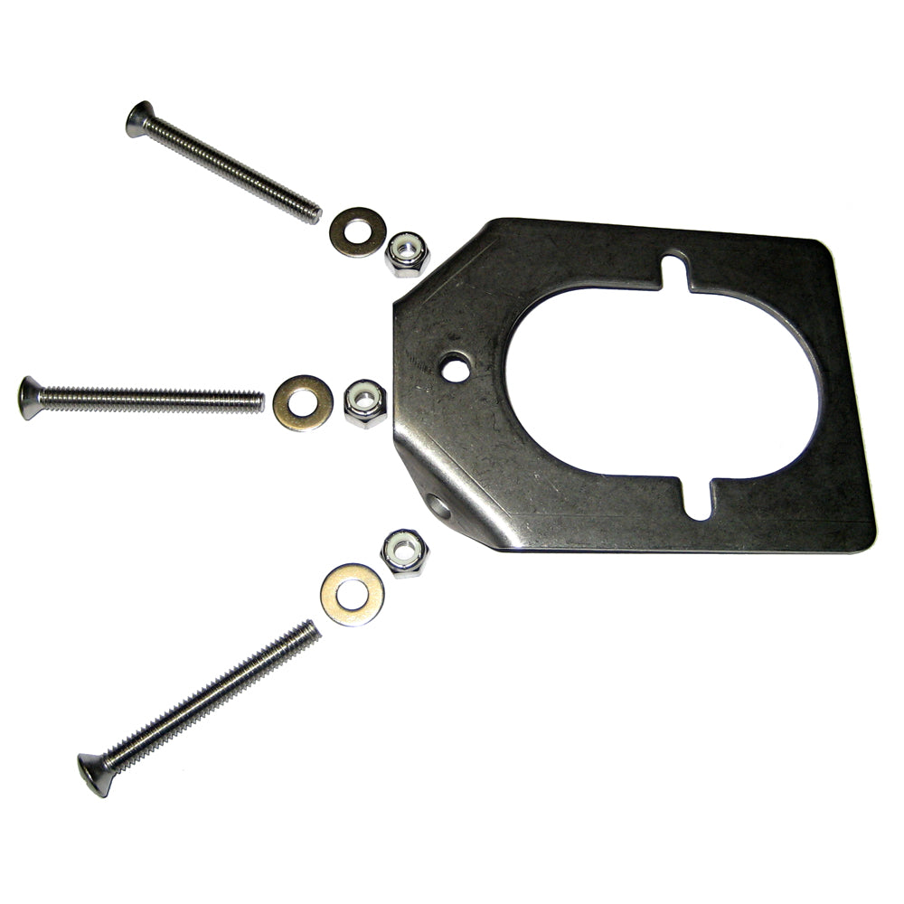 Lee's Tackle, Lee's Stainless Steel Backing Plate f/Medium Rod Holders