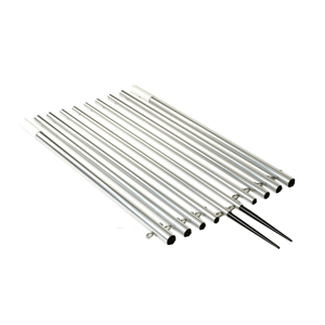 Lee's Tackle, Lee's 22' Bright Silver Outrigger Poles - Fit OH219F & OH2020S Only