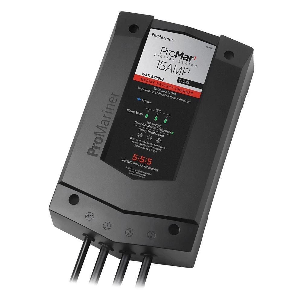 ProMariner, ProMar 1 DS - Digital 15 Amp 3 Bank