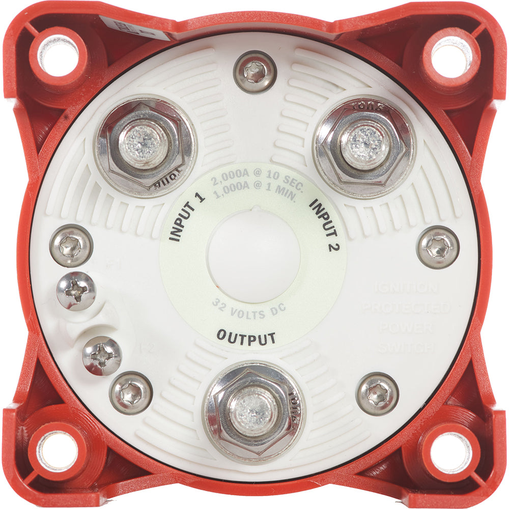 Blue Sea Systems, Blue Sea 11001 e-Series Battery Switch w/Alternator Field Disconnect - 3-Position