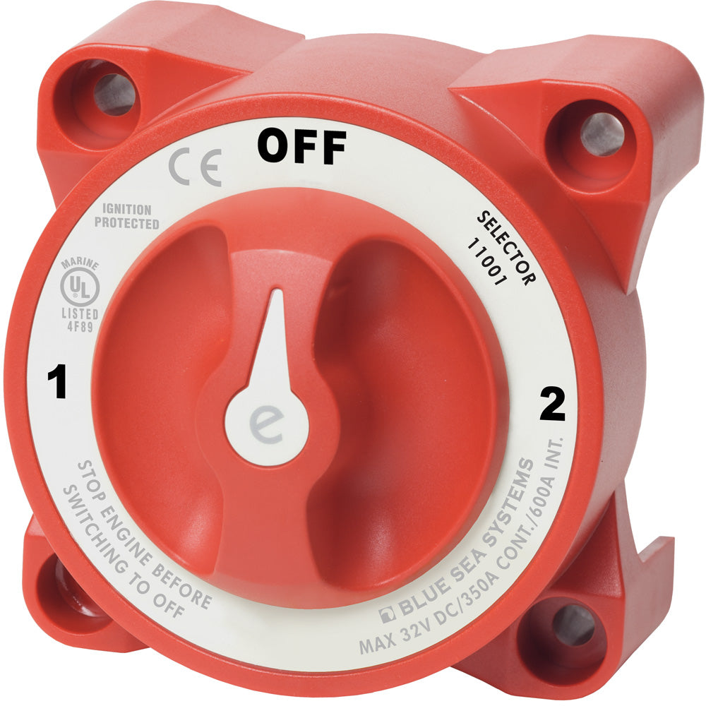 Blue Sea Systems, Blue Sea 11001 e-Series Battery Switch w/Alternator Field Disconnect - 3-Position