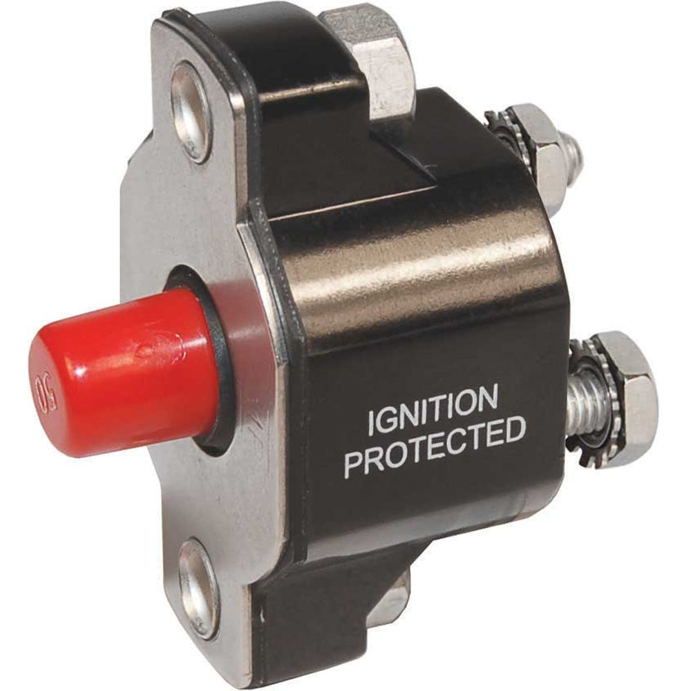 Blue Sea Systems, Blue Sea 2143 Medium Duty Push Button Reset-Only - 60A