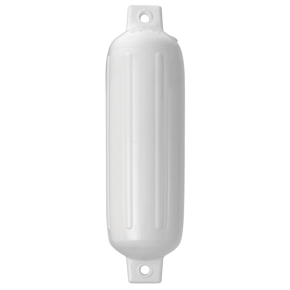 Polyform U.S., Polyform G-1 Twin Eye Fender 3.5" x 12.8" - White