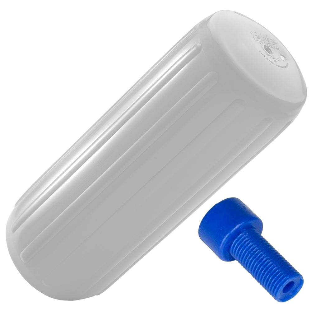 Polyform U.S., Polyform HTM-1 Fender 6.3" x 15.5" - White w/Adapter