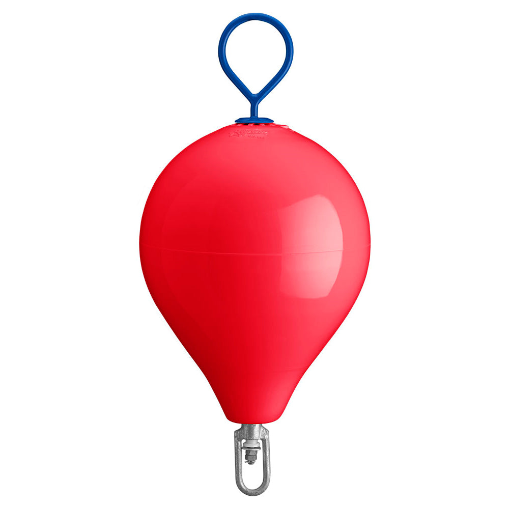 Polyform U.S., Polyform 17" CM Mooring Buoy w/Galvanized Iron - Red