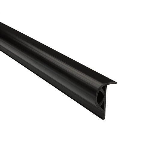 K & R Manufacturing, Vinyl Dock Bumper Strip 3" x 10ft, Black
