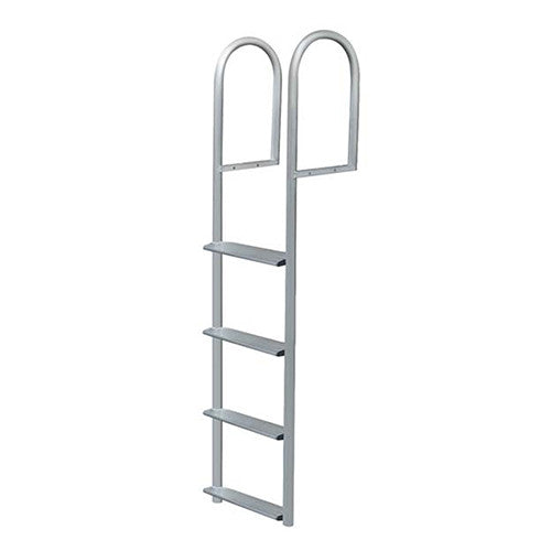 JIF Marine, JIF Stationary Dock Ladder Aluminum, 4 Step Wide
