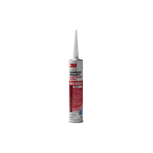 3M 5200 Polyurethane Fast Cure Adhesive-Sealant, 10oz White