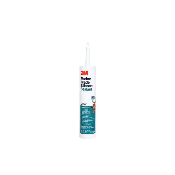 3M Marine Grade Clear Silicone Sealant, 10 oz