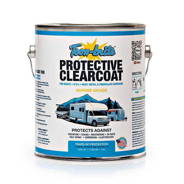 Toon Brite, Toon-Brite Protective Clear Coat For Boats, Gallon