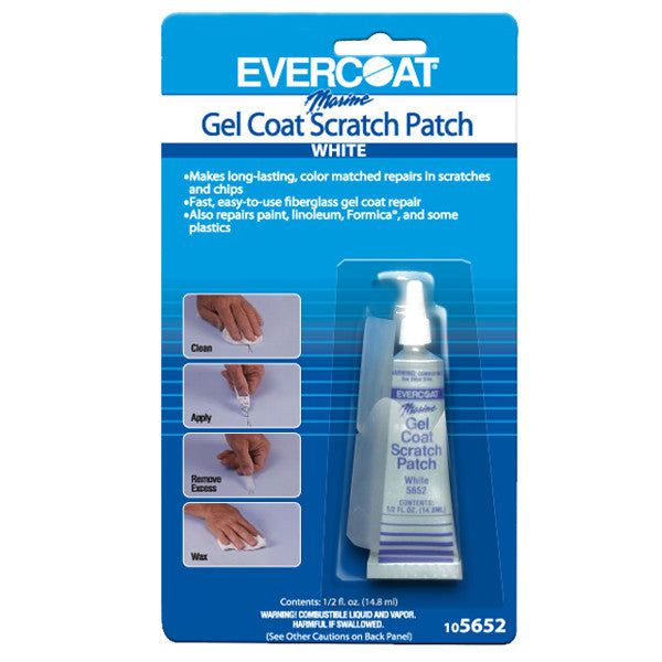 Fiberglass Evercoat, Evercoat Gel Coat Scratch Patch, White
